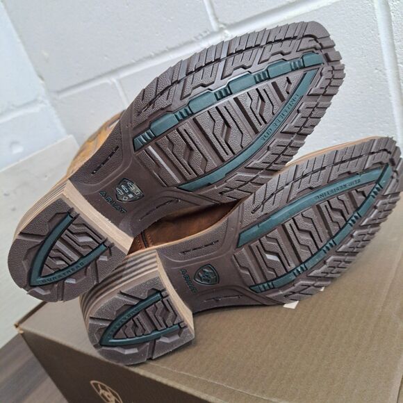 Ariat 10064046 Hybrid Roughstock Western Square Toe Cowboy Boots Size 8 To 8.5D - Picture 7 of 10